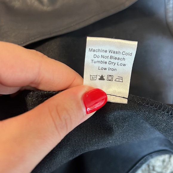 Tuckernuck faux-leather top, size S - Picture 6 of 6